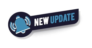 picture depicting a bell that is ringing next to the text "New Update"